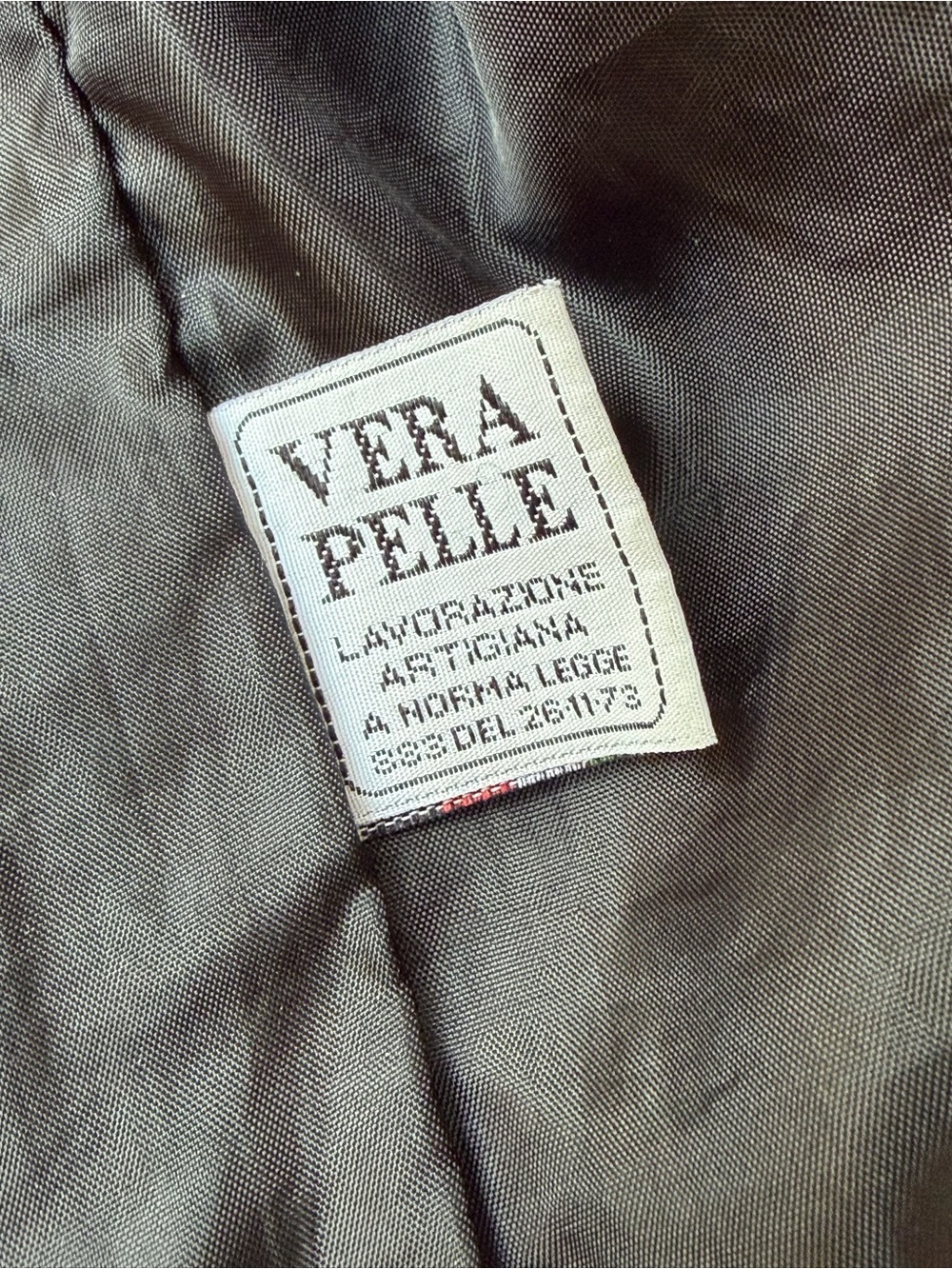Canali Vintage Black Leather Jacket - Picture 4 of 7